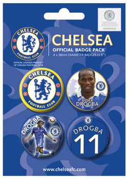 Set insigne CHELSEA - Drogba
