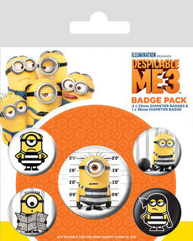 Set insigne Despicable Me 3 - Breakout