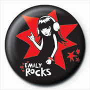 Insignă Emily The Strange - rocks