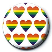 Insignă HEARTS MULTI