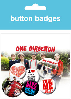 Set insigne ONE DIRECTION – album