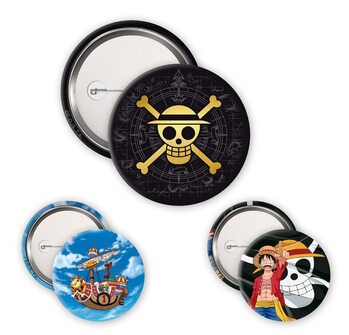 Set insigne One Piece - Skull & Luffy