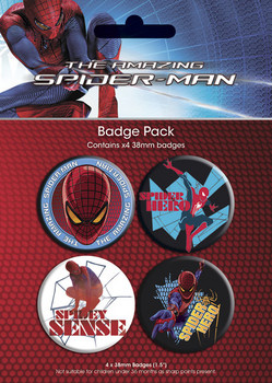 Set insigne SPIDERMAN AMAZING - gener