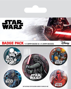 Set insigne Star Wars - Dark Side