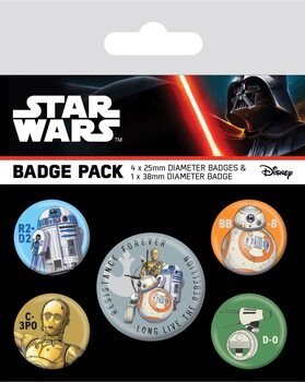 Set insigne Star Wars - Droids