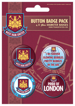 Set insigne WEST HAM UNITED - No.1 support