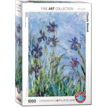 Puzzle Irises by Monet (Detail)