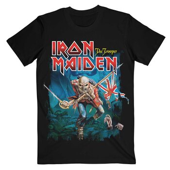 Maglietta Iron Maiden - Trooper Eddie Large Eyes
