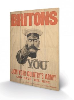 Poster su legno IWM - britons