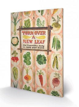 Poster su legno IWM - Turn Over A New Leaf