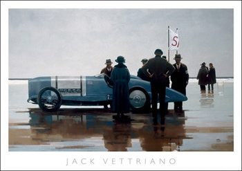 Jack Vettriano - Pendine Beach Festmény reprodukció