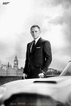 Αφίσα  JAMES BOND 007 - skyfall / bond & DB5