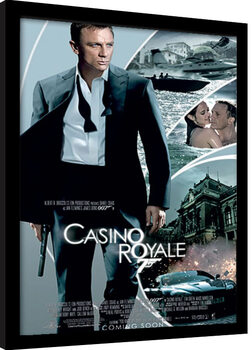 Inramad poster James Bond - Casino Royale