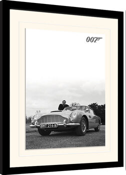 Poster enmarcado James Bond - Connery B+W