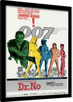 Poster enmarcado James Bond - Dr No One Sheet