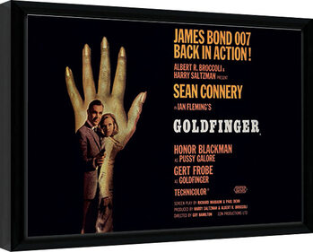 Poster enmarcado James Bond - Goldfinger - One Sheet