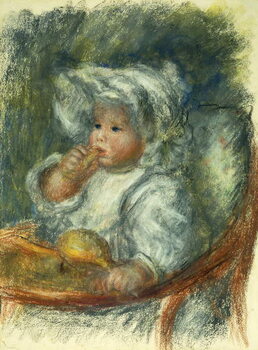 Obraz na plátně Jean Renoir in a chair