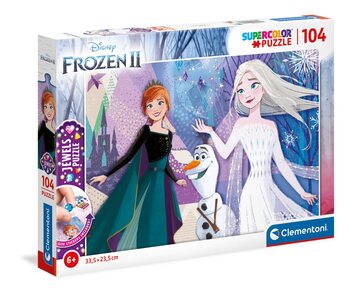 Puzzle Jégvarázs 2 - Elsa, Anna & Olaf