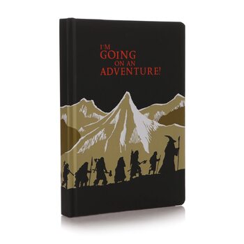 Jegyzetfüzet A hobbit - I'm Going On An Adventure!