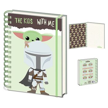 Jegyzetfüzet Star Wars: The Mandalorian - The Kids With Me