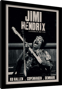 Gerahmte Poster Jimi Hendrix - Copenhagen