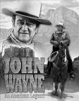 Μεταλλική πινακίδα  JOHN WAYNE - American Legend