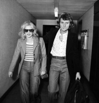 Obraz na plátně Johnny Hallyday and Sylvie Vartan