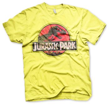 Camiseta Jurassic Park - Distressed Logo