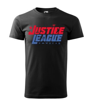 Tričko Justice League - Blue-Red Logo