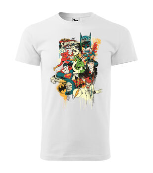 Tricou Justice League - Characters