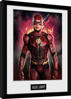 Poster incorniciato Justice League - Flash Solo