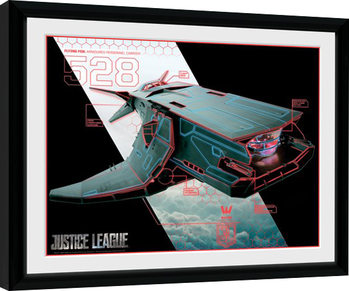 Poster incorniciato Justice League - Flying Fox