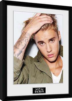 Gerahmte Poster Justin Bieber - Green Jacket