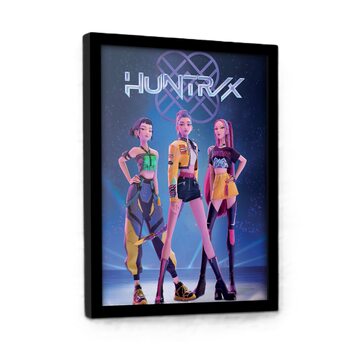 Zarámovaný plakát K-Pop Demon Hunters - Huntrix