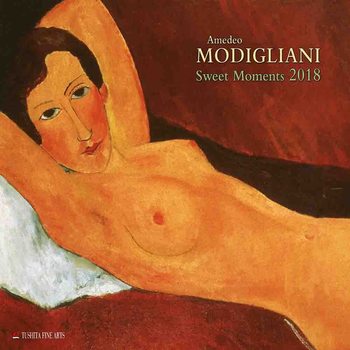 Kalendár 2018 Amedeo Modigliani - Sweet Moments
