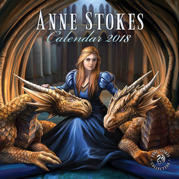 Kalendár 2018 Anne Stokes