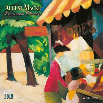 Kalendár 2018 August Macke