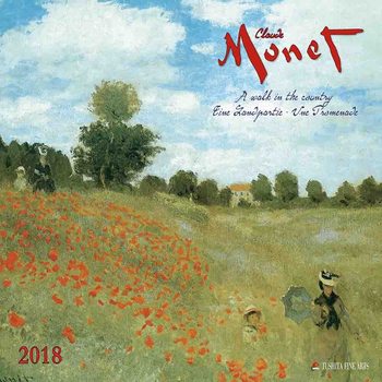 Kalendár 2018 Claude Monet - A Walk in the Country