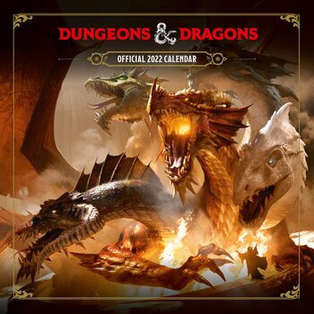 Kalendár 2022 Dungeons & Dragons