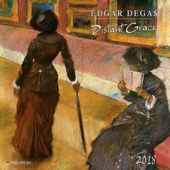 Kalendár 2018 Edgar Degas - Distanz Grace
