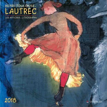Kalendár 2018 Henri Toulouse-Lautrec - Lithographs 