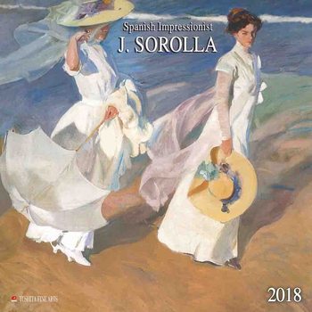 Kalendár 2018 Joaquín Sorolla - Spanisch 