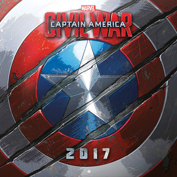 Kalendář 2017 Captain America: Občanská válka