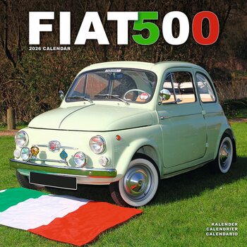 Kalendář 2026 Fiat 500