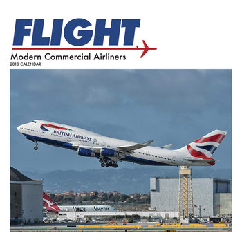 Kalendář 2018 Flight, Modern Commercial Airliners