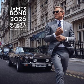 Kalendář 2026 James Bond - Cars