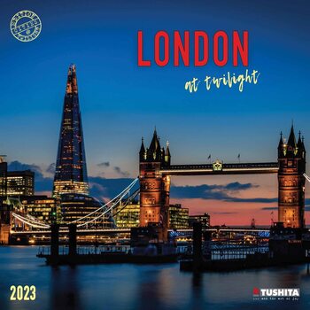 Kalendář 2023 Londýn za soumraku