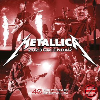 Kalendář 2023 Metallica - Square