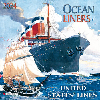 Kalendár 2024 Ocean liners