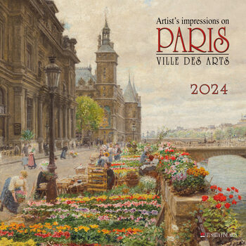 Kalendář 2024 Paris - Ville des Arts